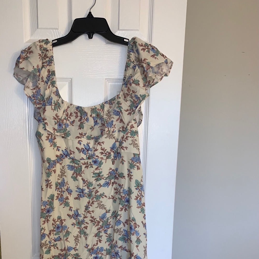 ASOS Midi Floral Dress w/ Slit